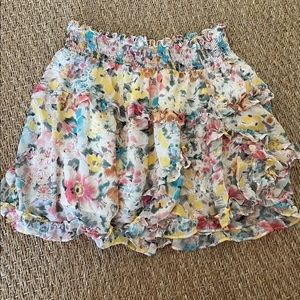 Urban Outfitters floral skirt